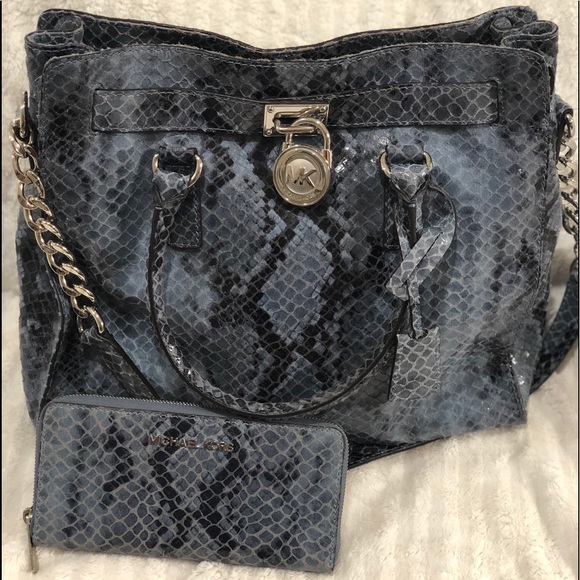 MK by Michael Kors satchel and matching wallet. - Picture 2 of 8